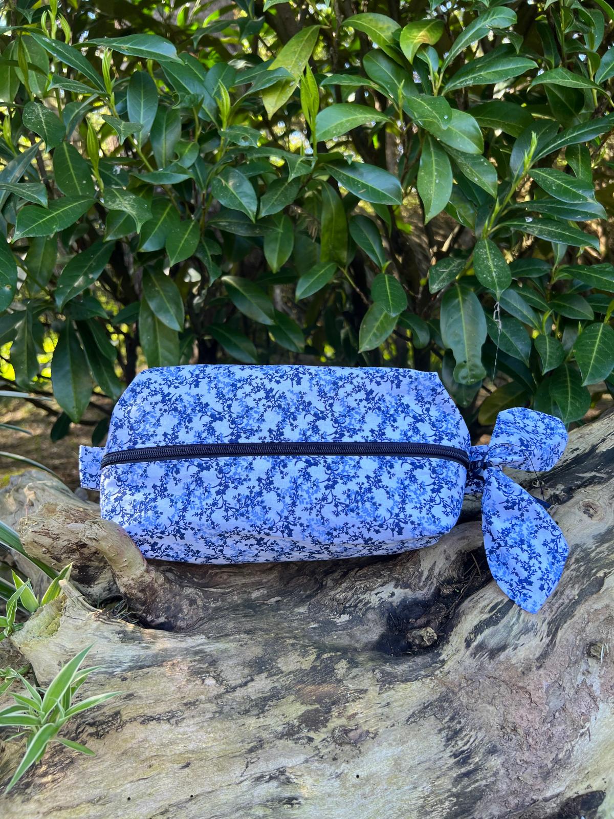 Trousse liberty bleu